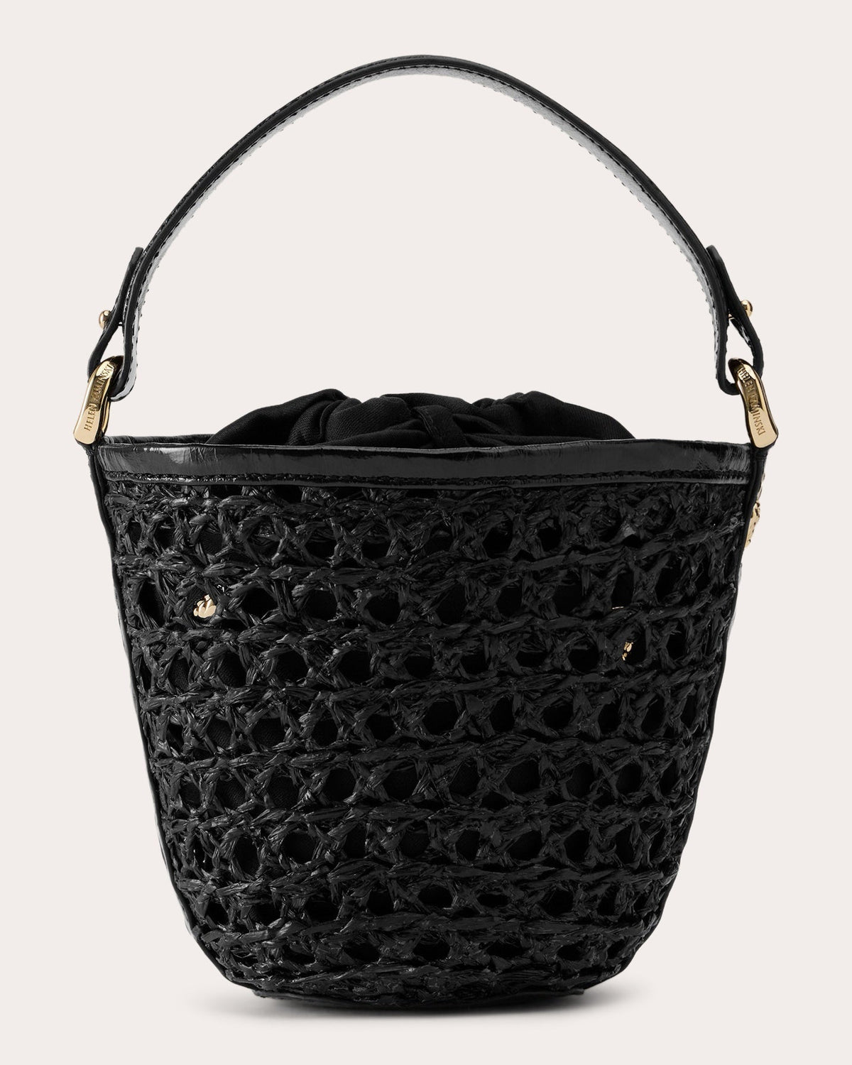 Ama Raffia Lace Braid Mini Basket