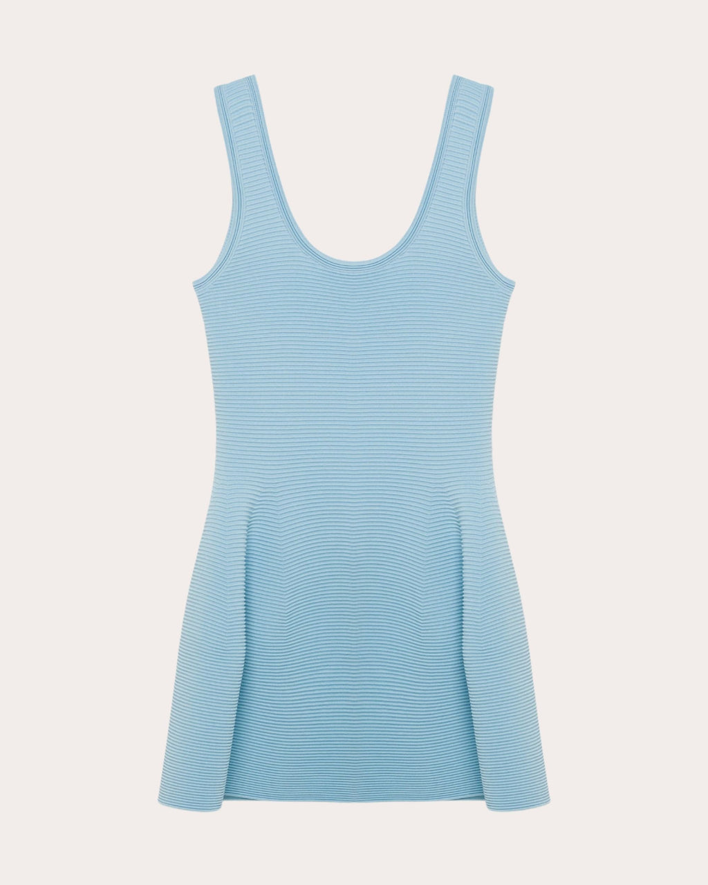 Larina Compact Knit Fit & Flare Mini Dress