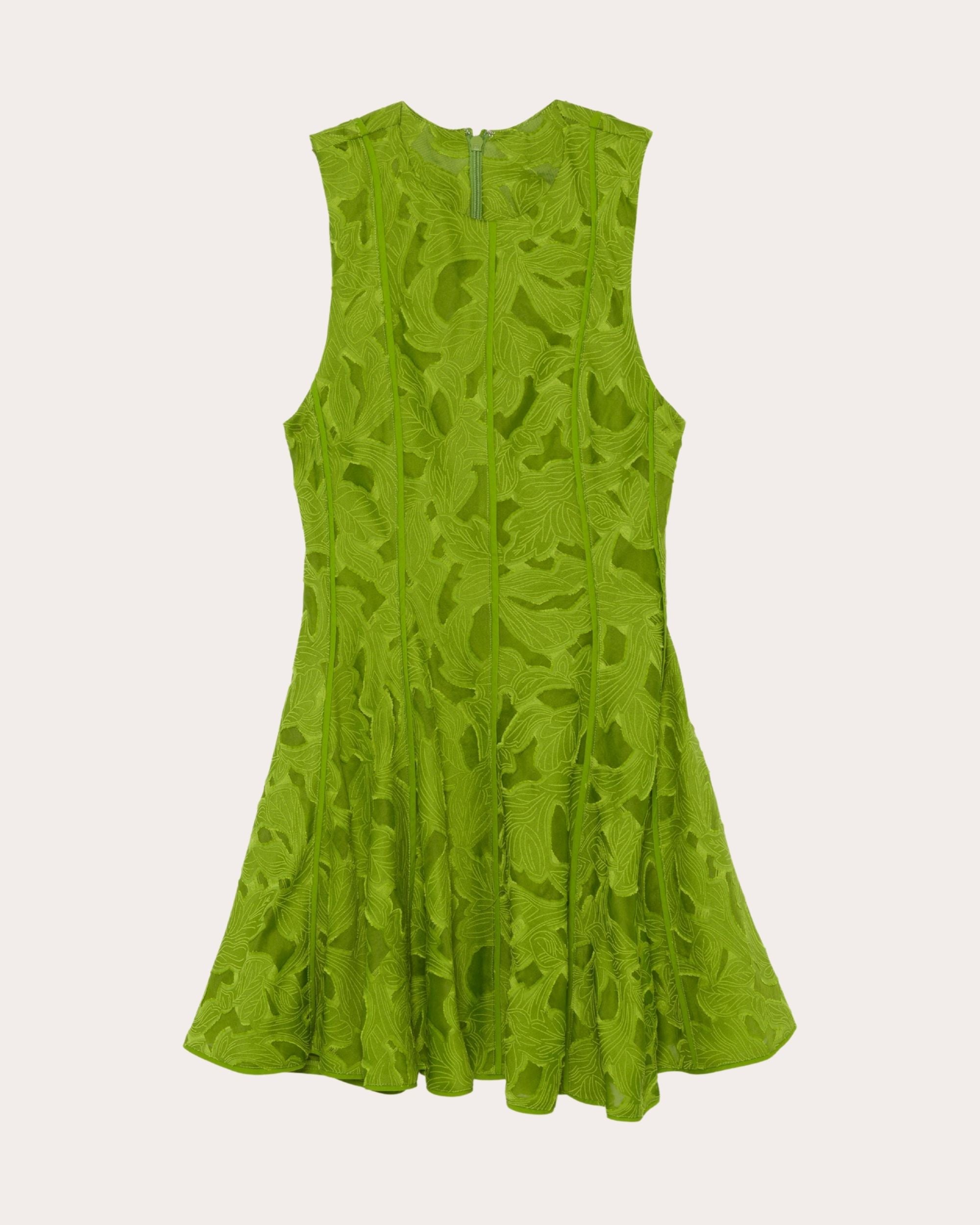 Sylvia Jacquard Fit & Flare Mini Dress