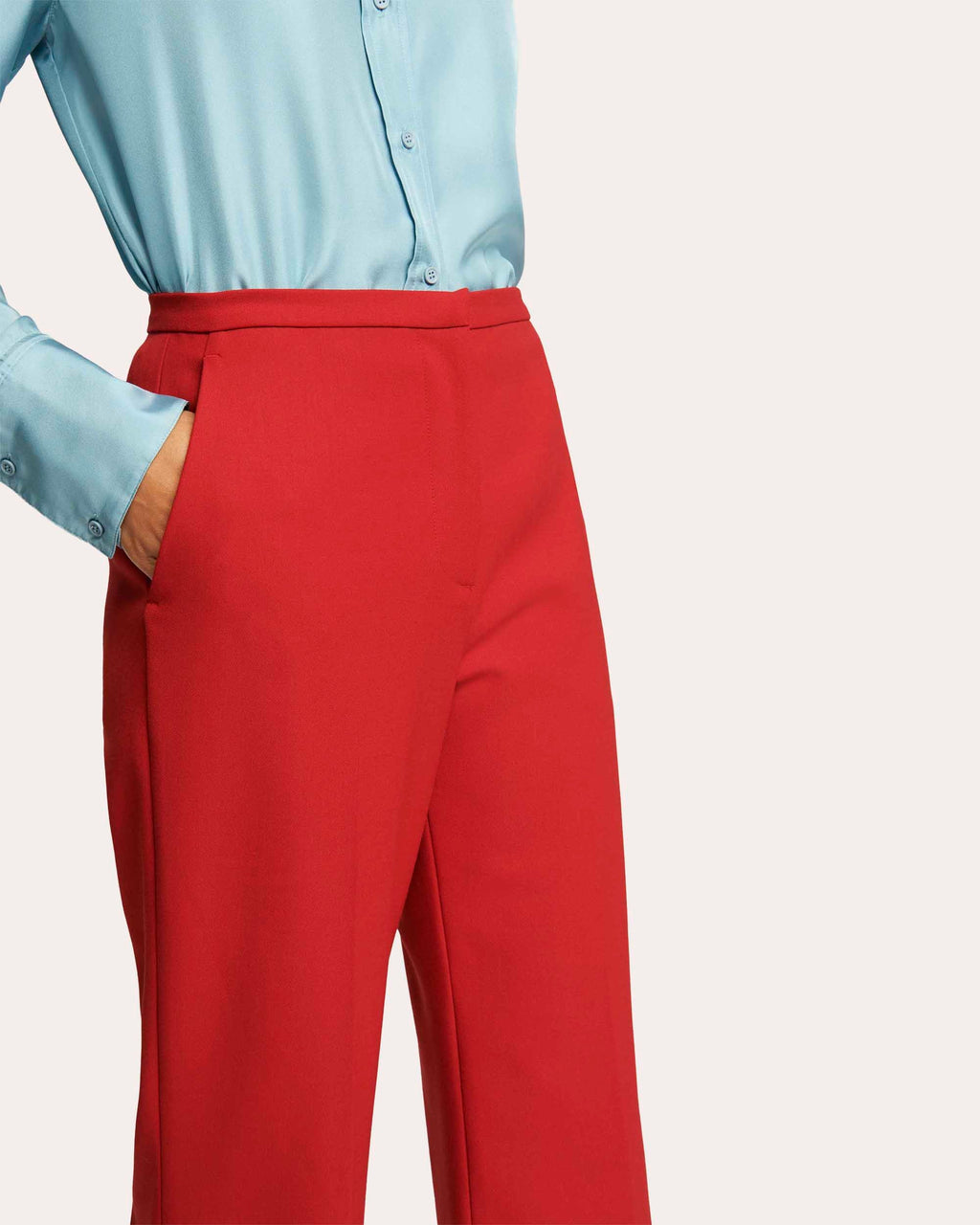 Prince Heavy Wool Twill Creased Trousers