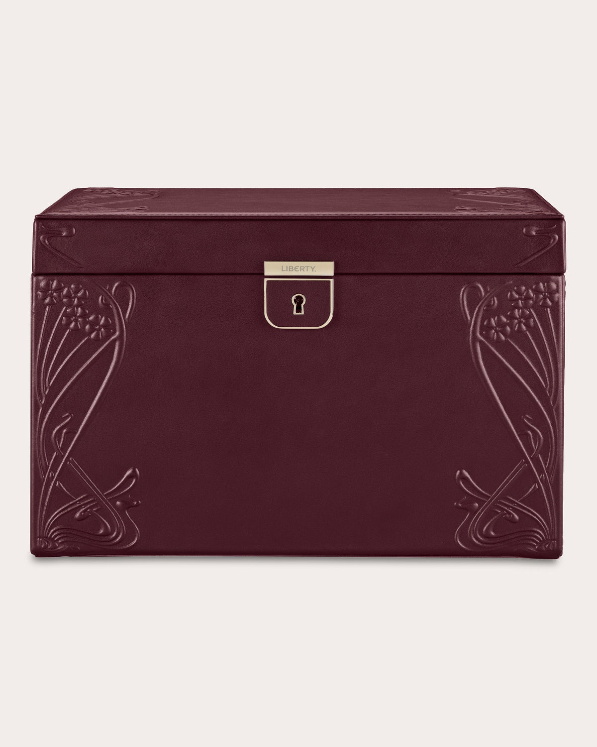 Liberty Large Embossed Jewelry Box