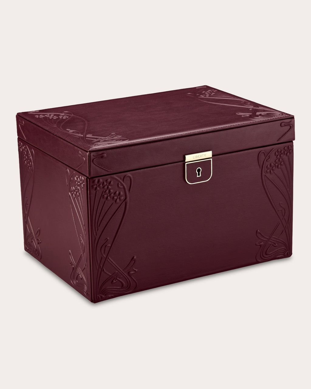 Liberty Large Embossed Jewelry Box