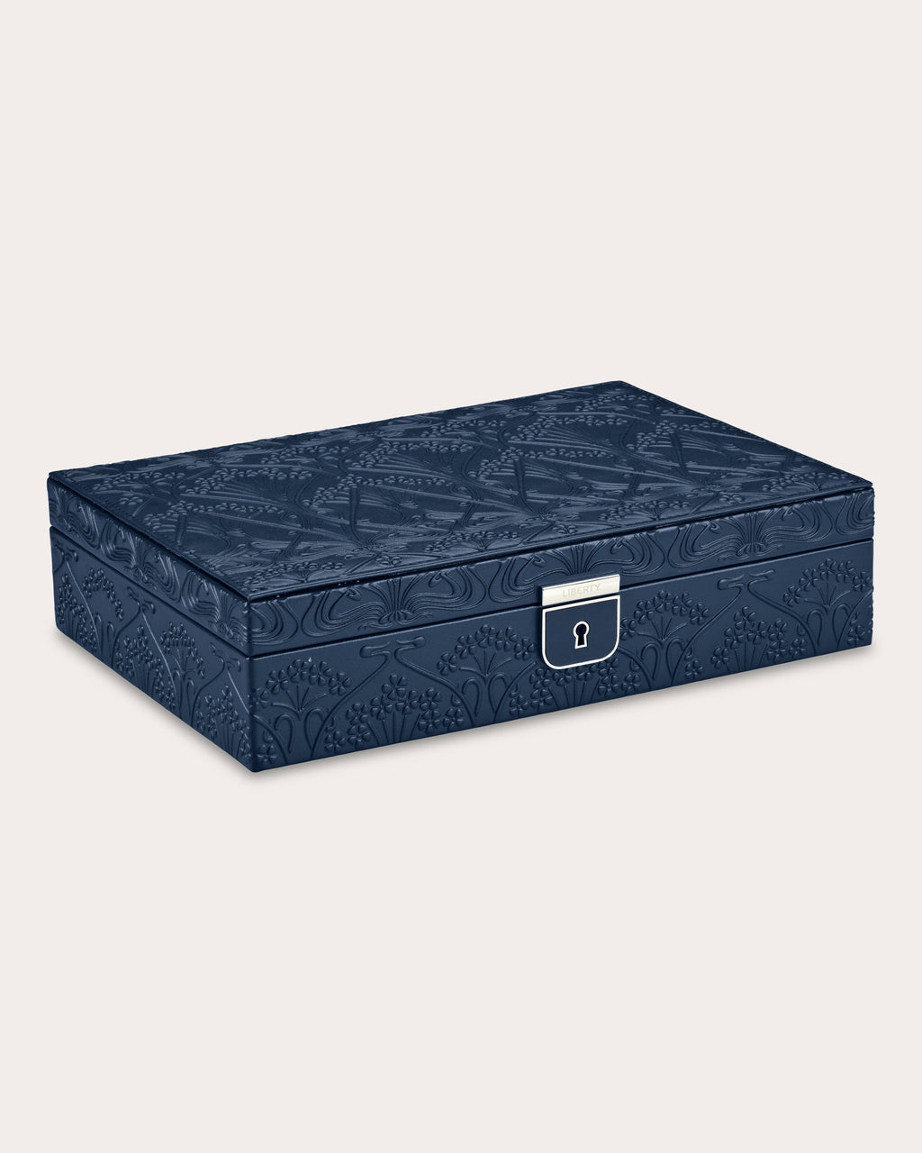 Liberty Medium Embossed Jewelry Box