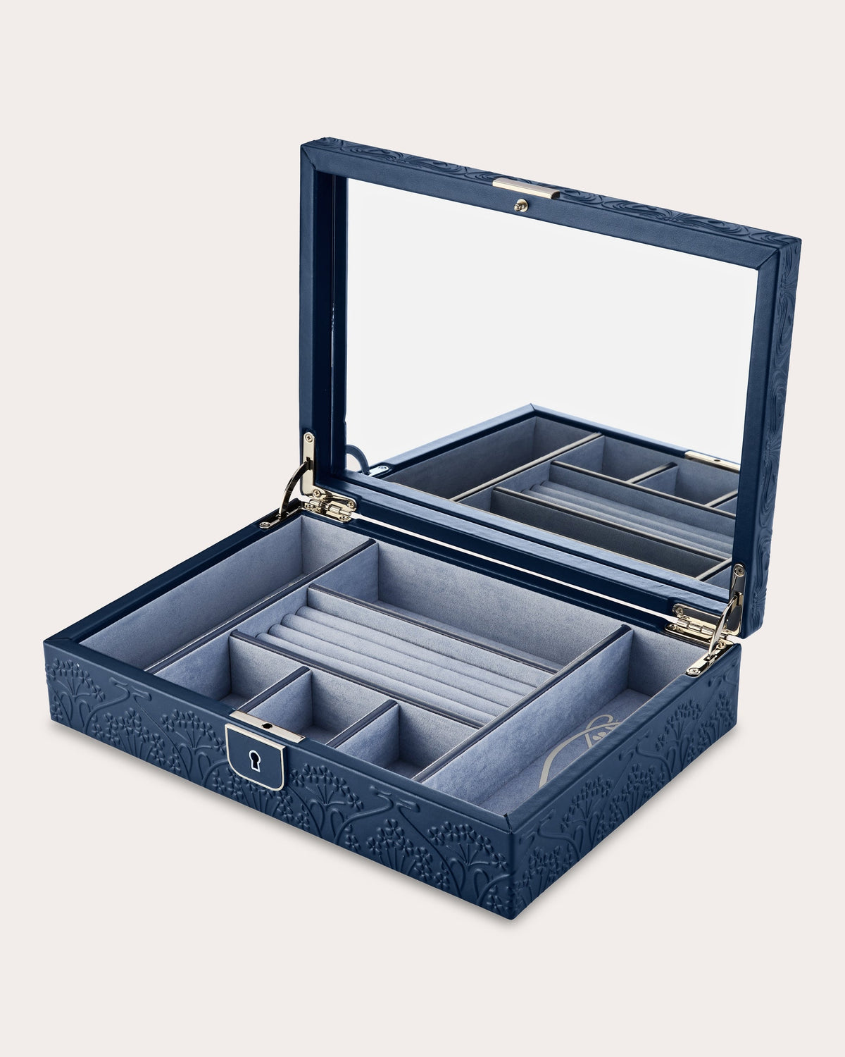 Liberty Medium Embossed Jewelry Box