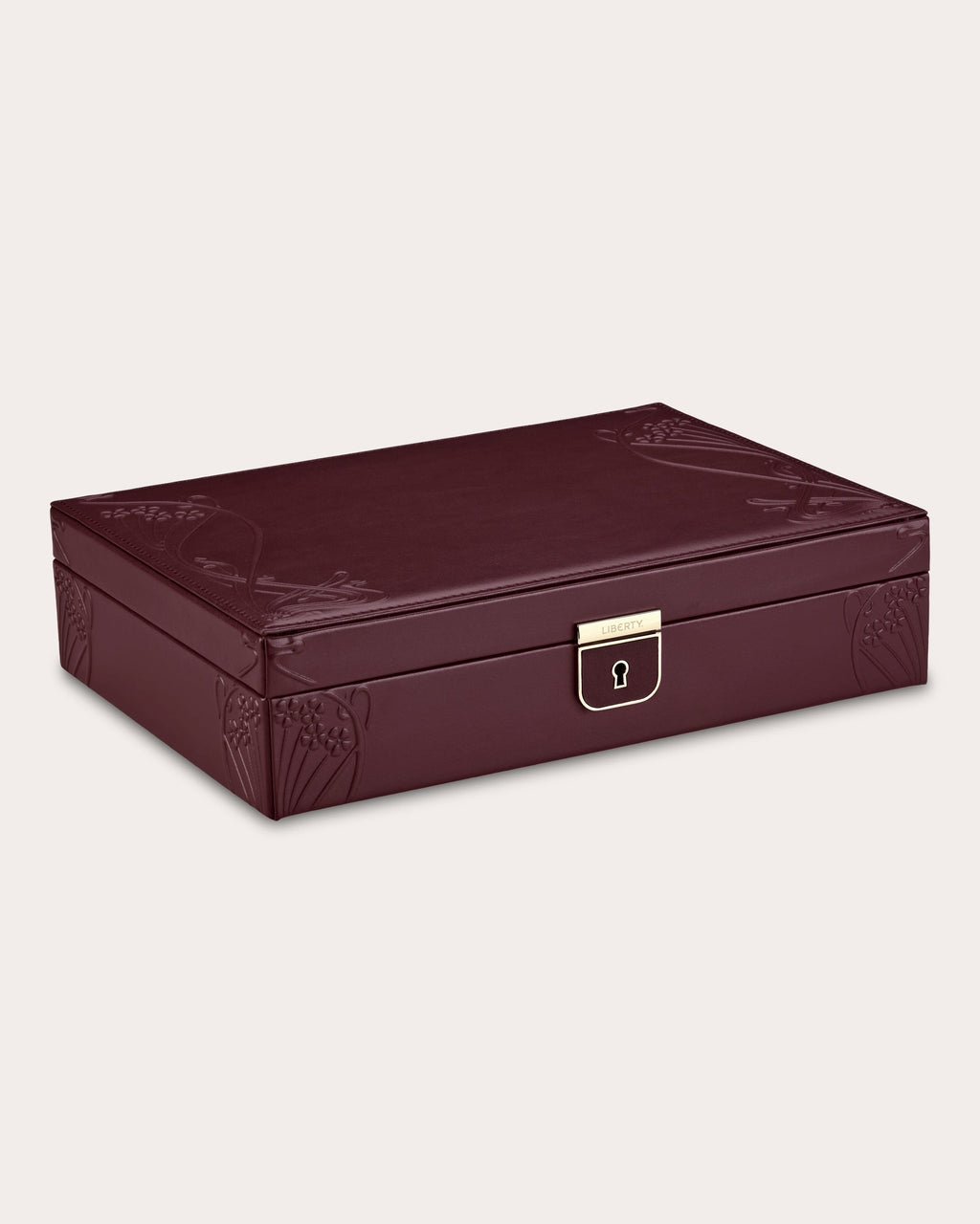 Liberty Medium Embossed Jewelry Box