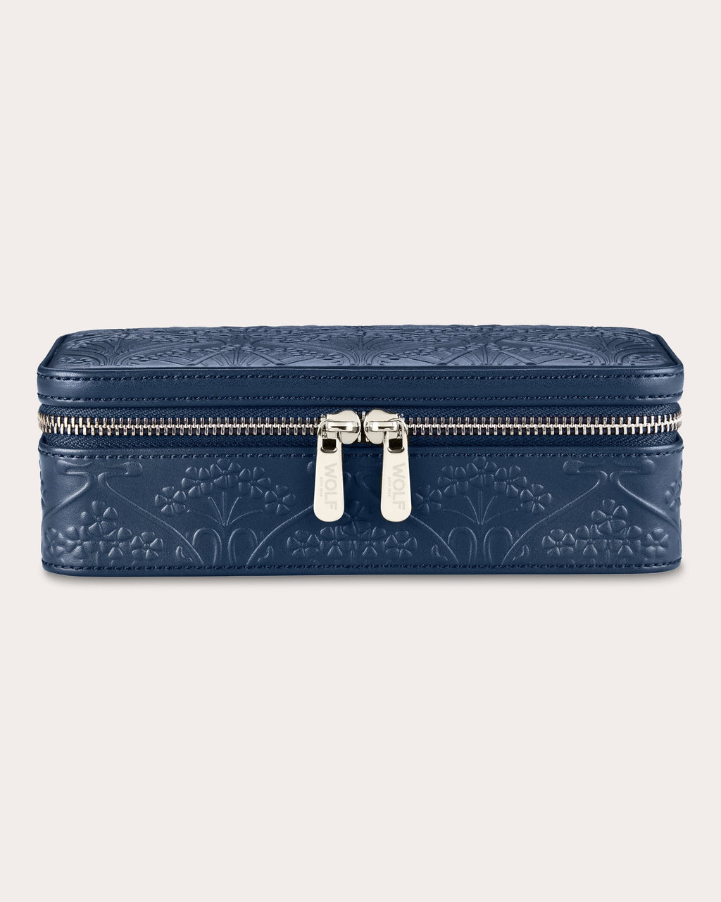 Liberty Medium Zip Embossed Jewelry Case