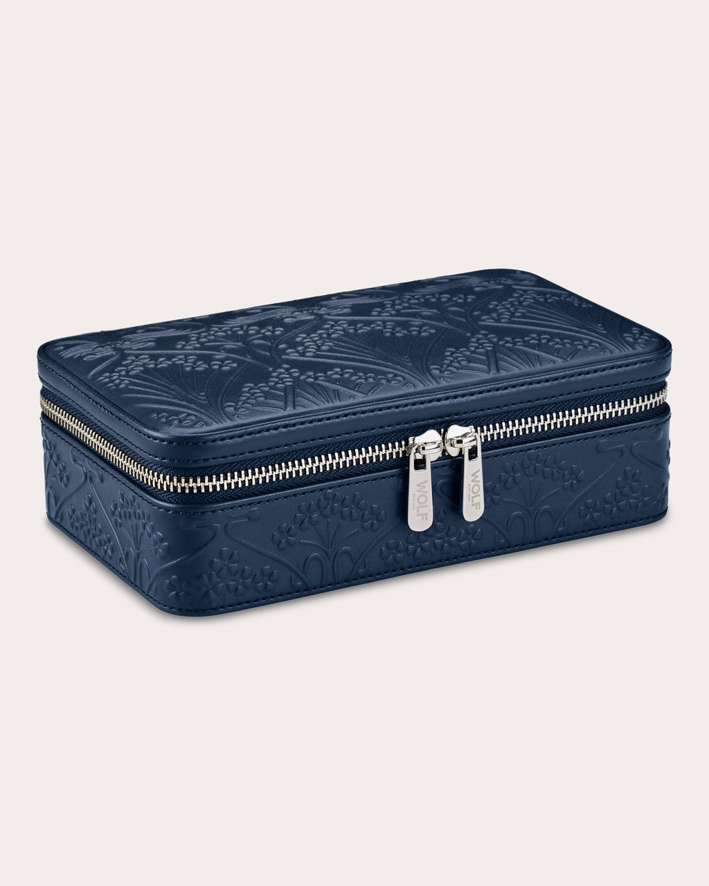 Liberty Medium Zip Embossed Jewelry Case