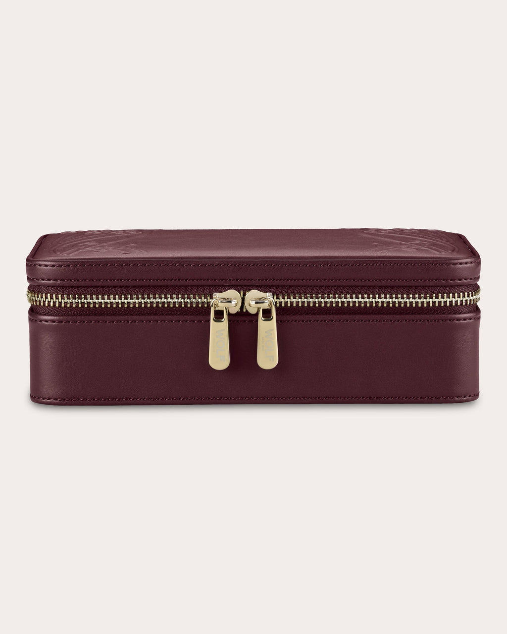 Liberty Medium Zip Embossed Jewelry Case