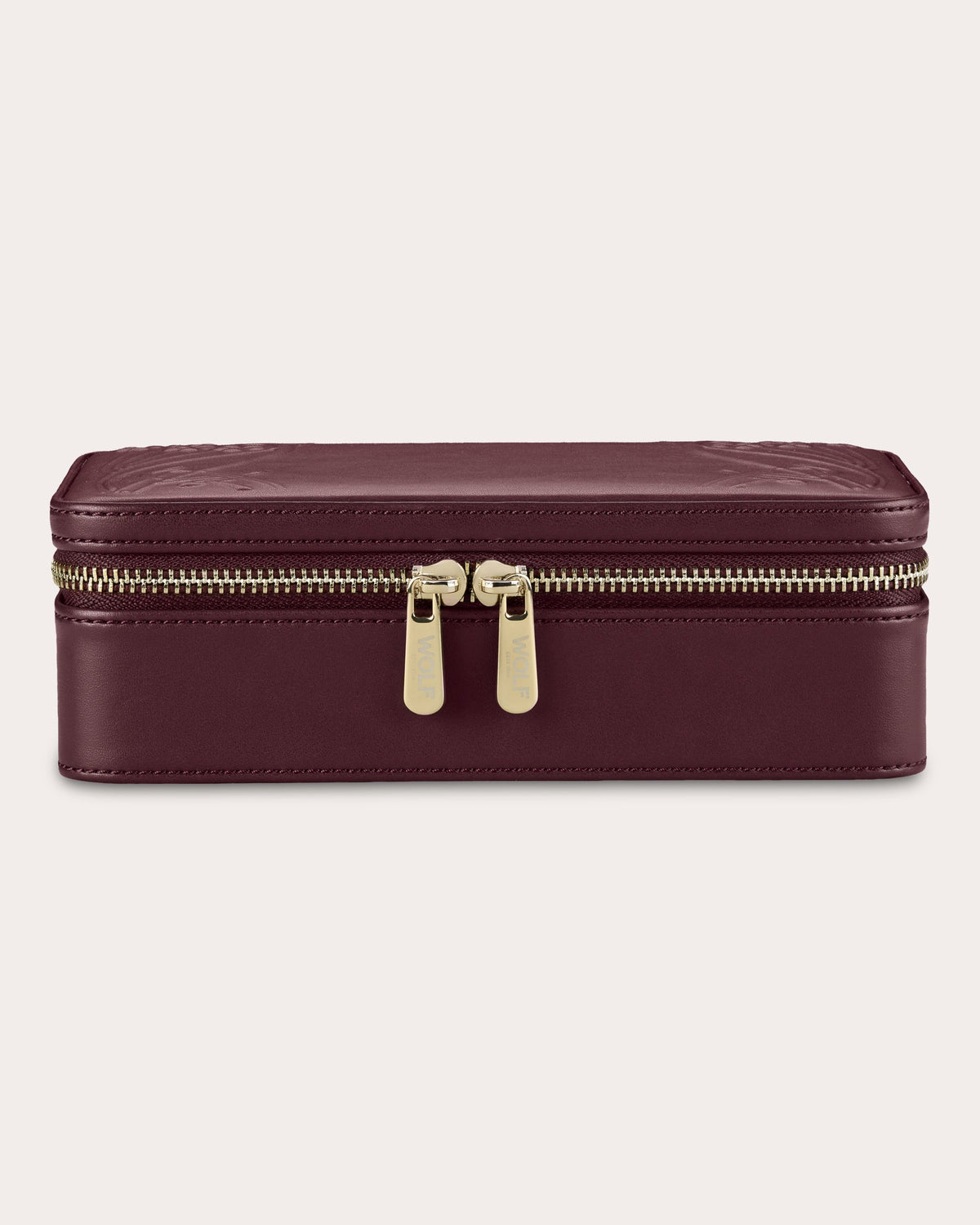Liberty Medium Zip Embossed Jewelry Case
