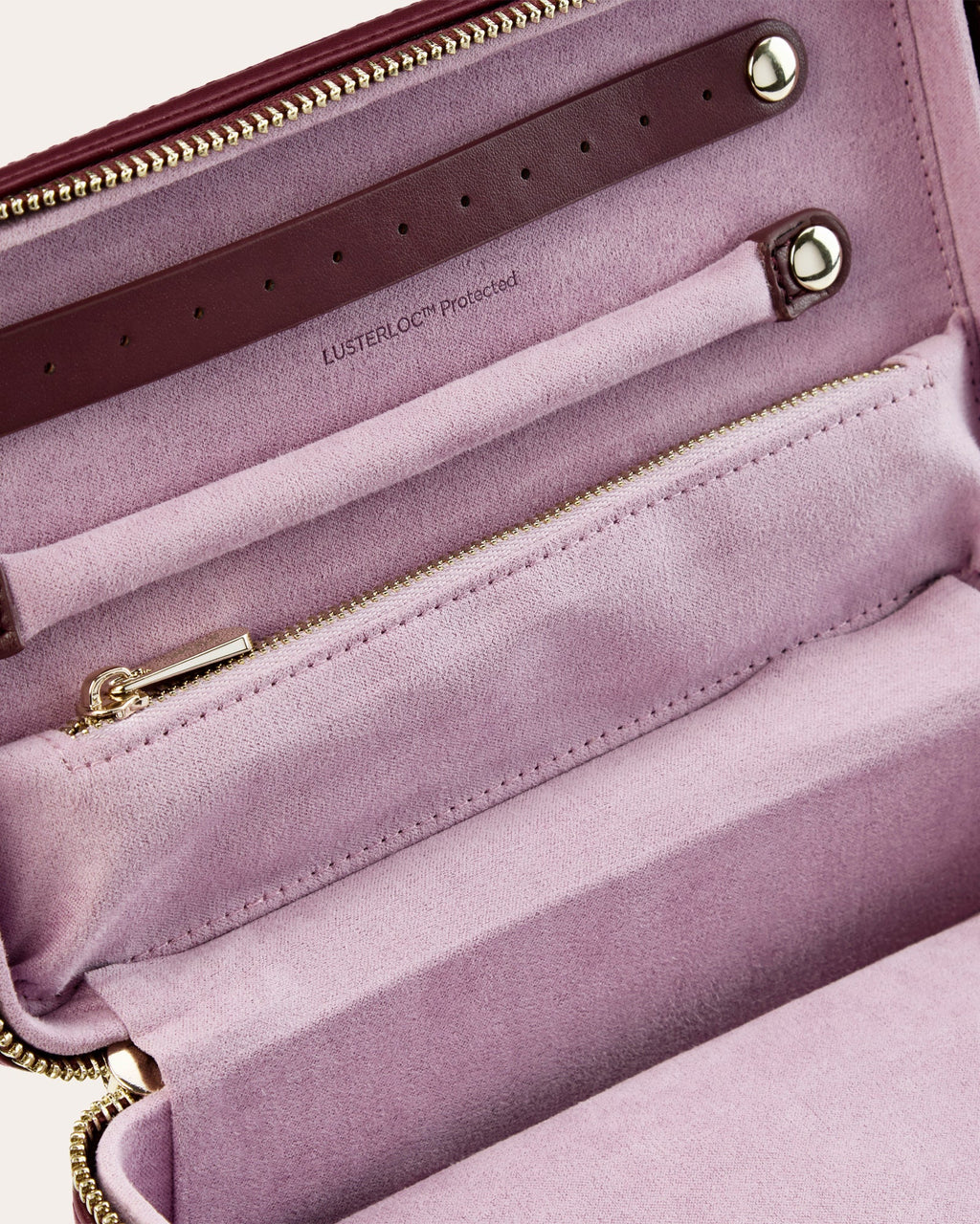 Liberty Medium Zip Embossed Jewelry Case