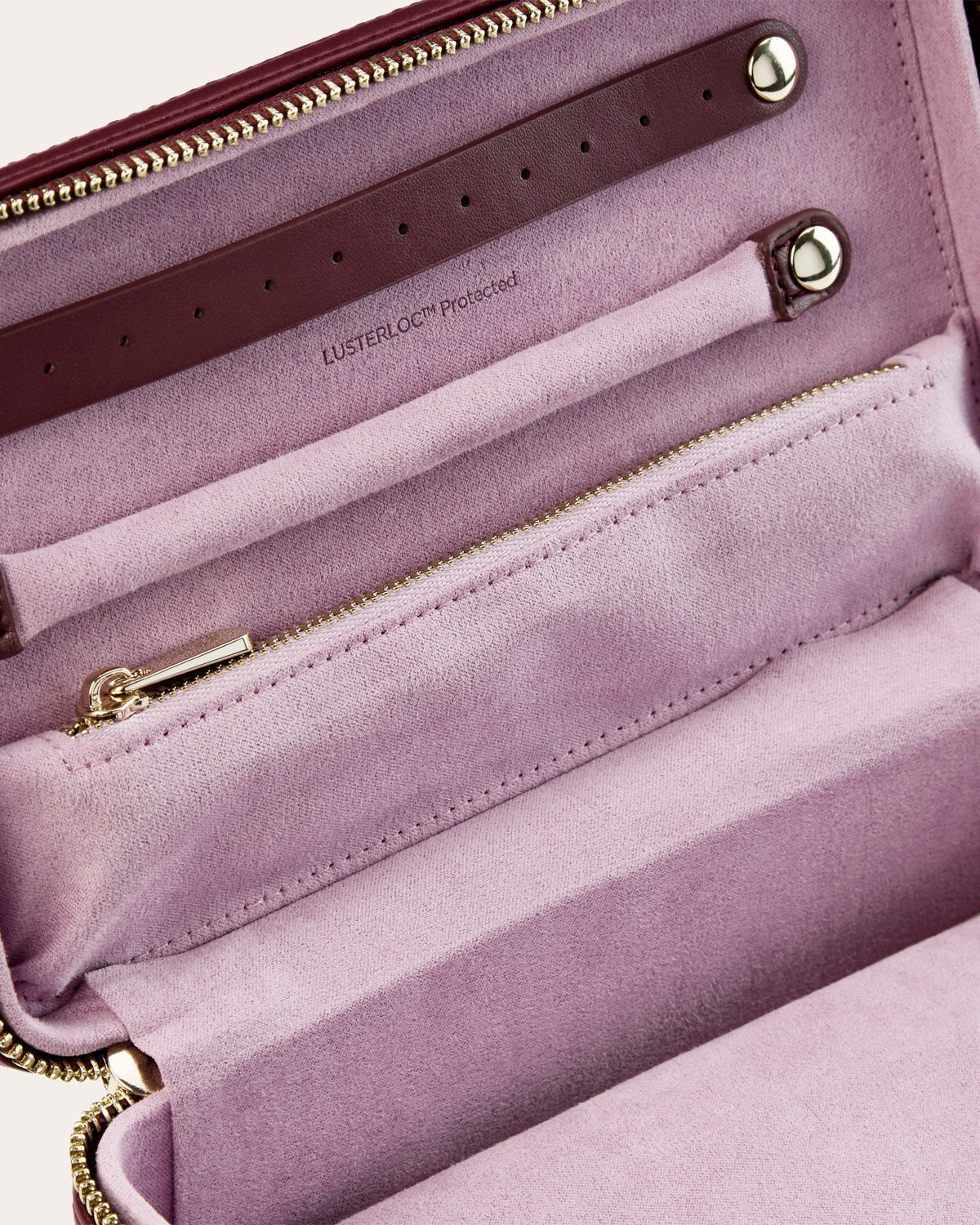 Liberty Medium Zip Embossed Jewelry Case