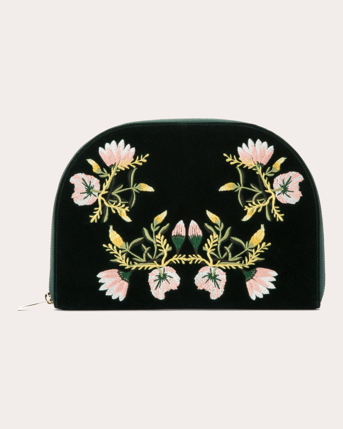 Zoe Embroidered Velvet Jewelry Portfolio