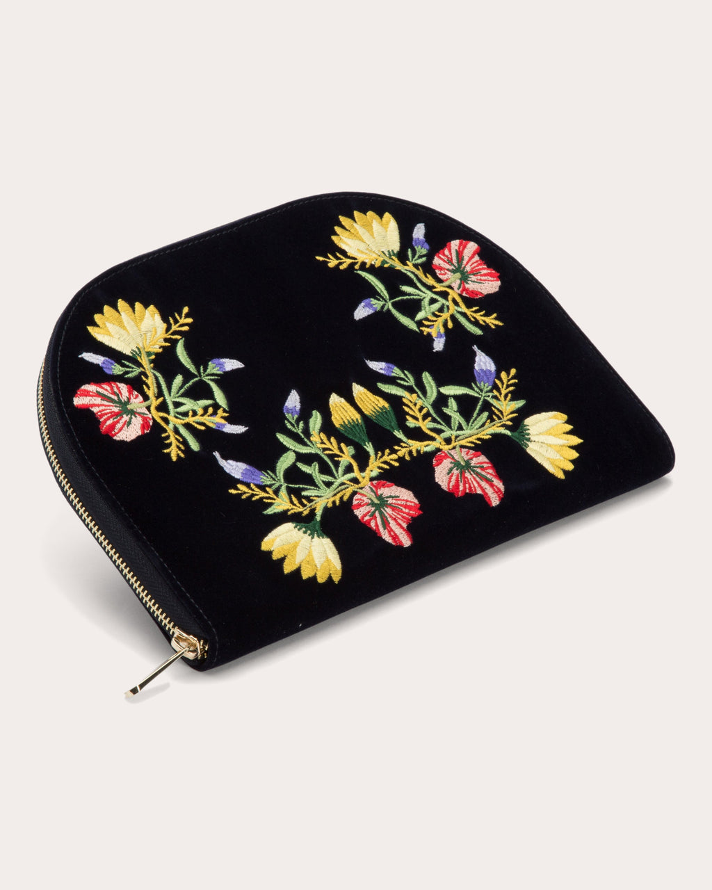 Zoe Embroidered Velvet Jewelry Portfolio