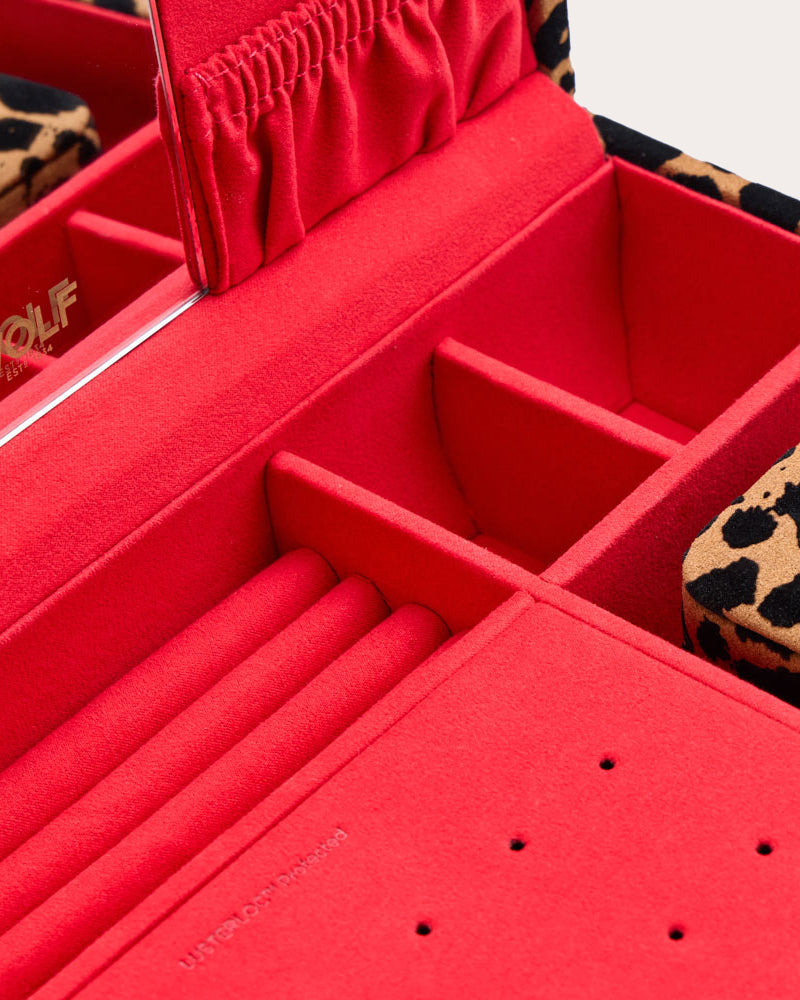 Savanna Leopard Medium Jewelry Box