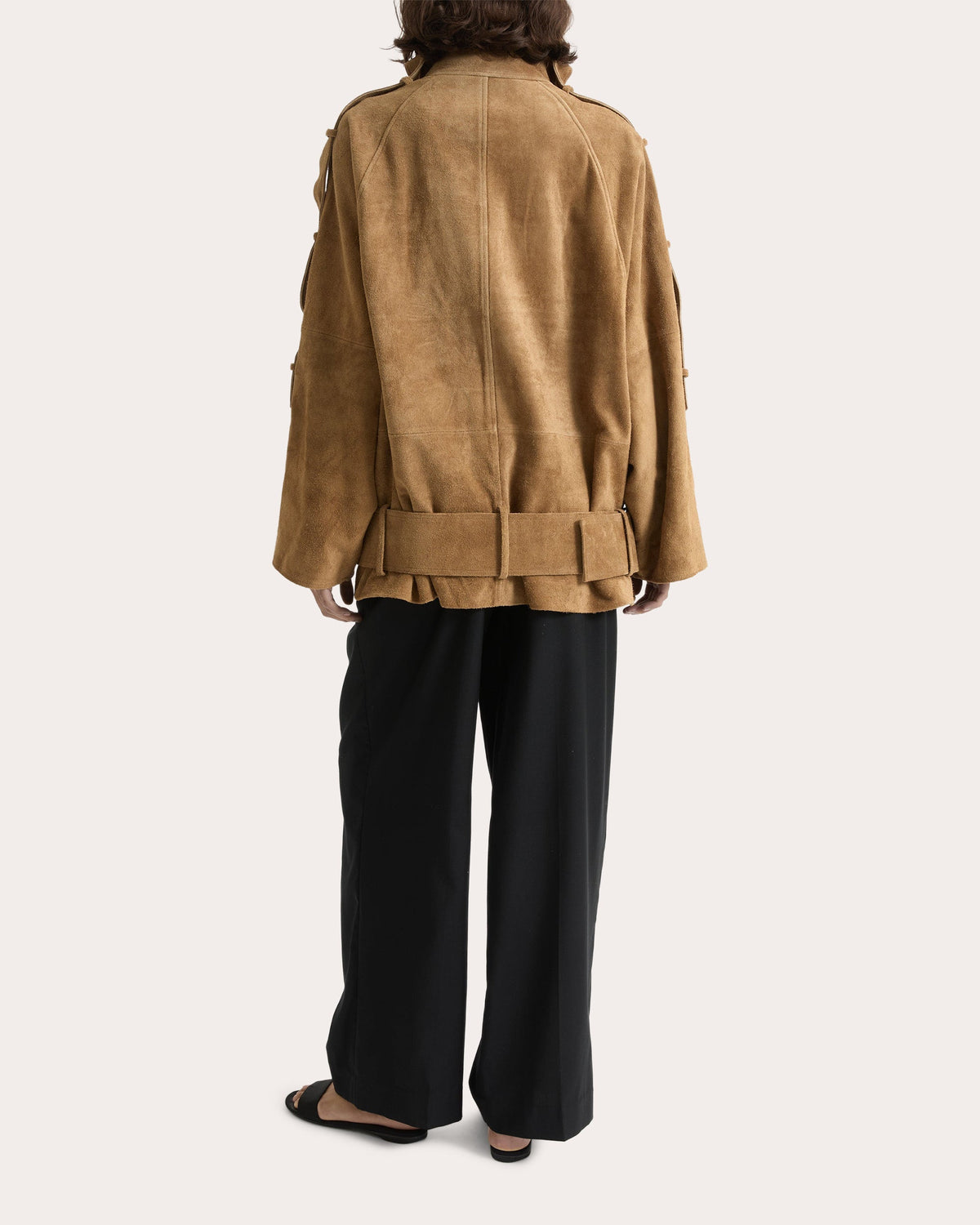 Sara Oversized Suede Jacket