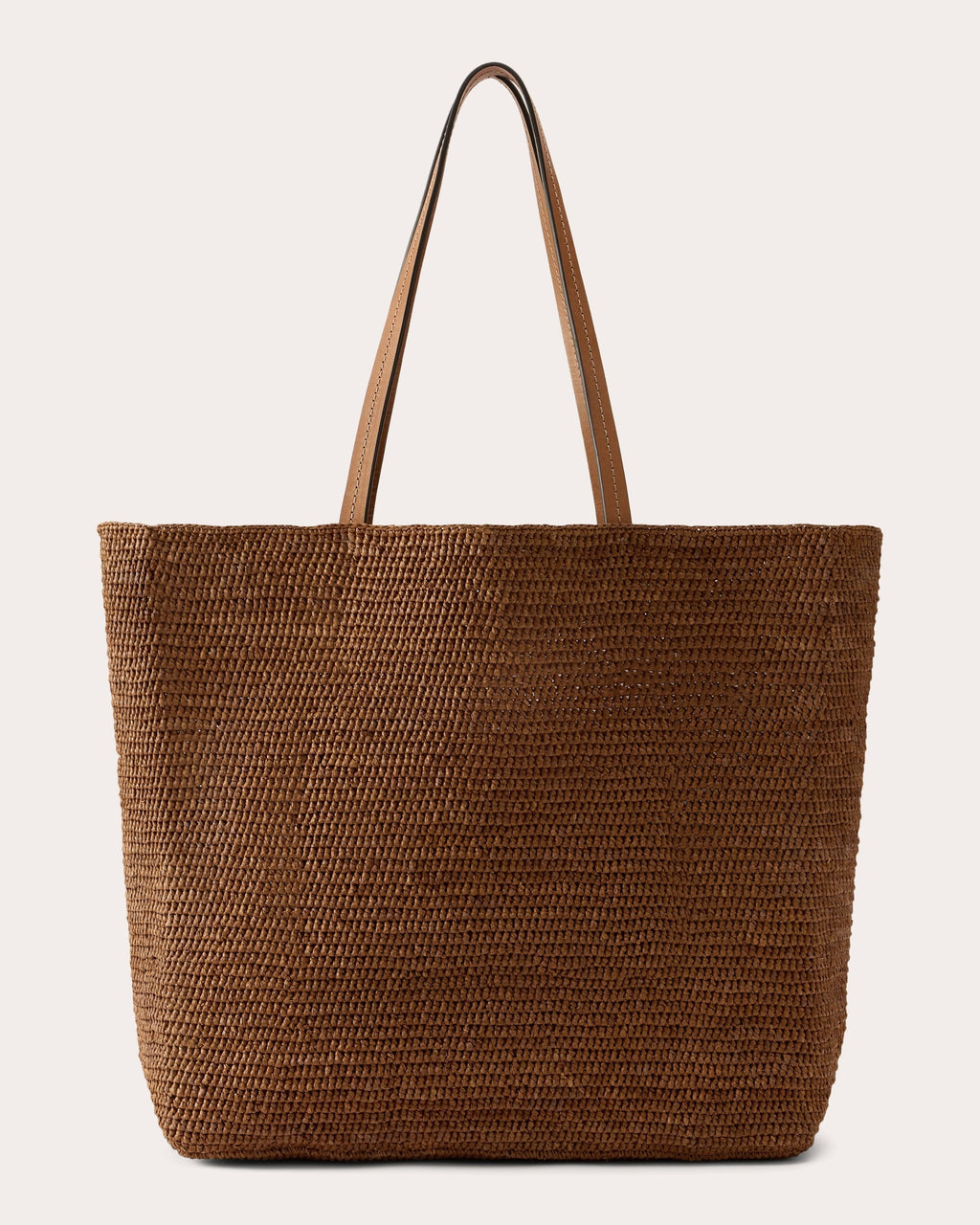 Matale Crocheted Raffia Tote Bag