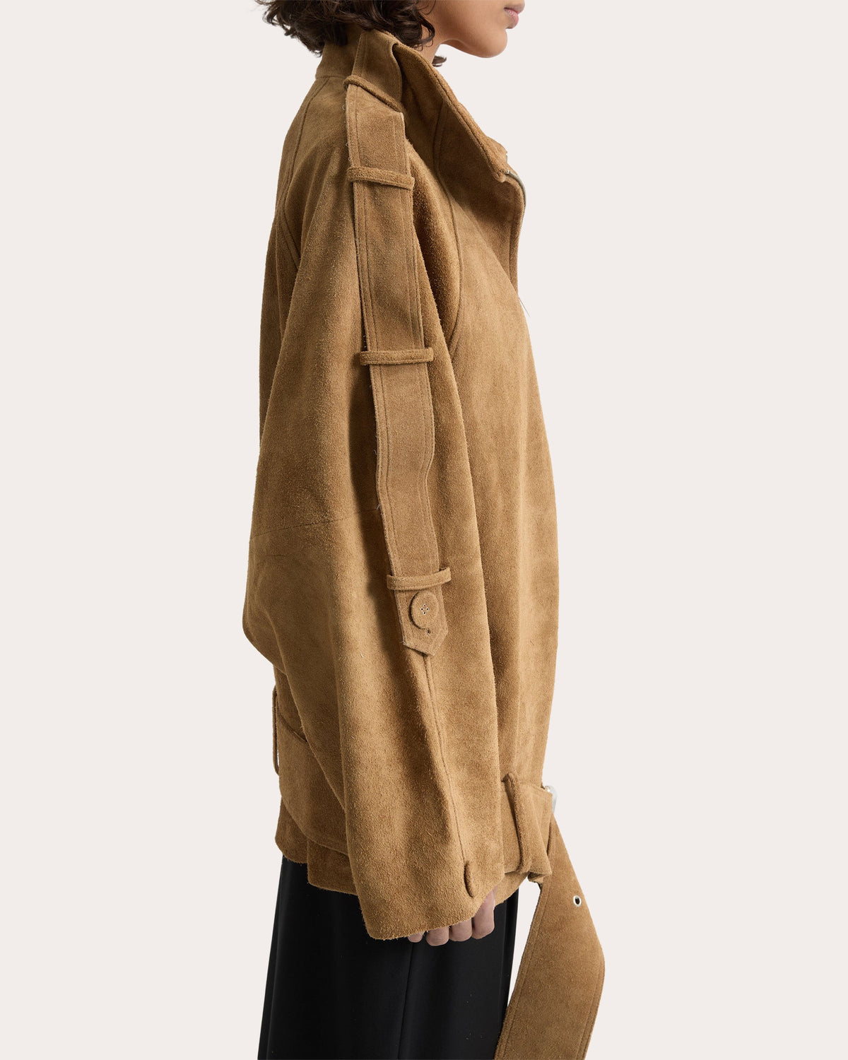 Sara Oversized Suede Jacket