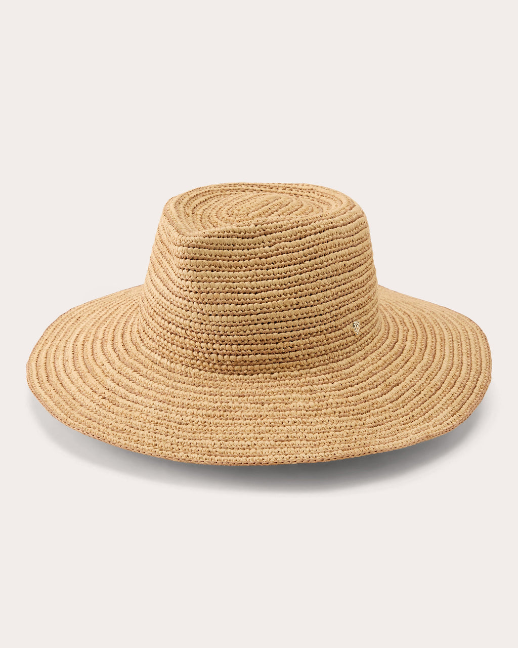 Steevie Stripe Crocheted Raffia Fedora
