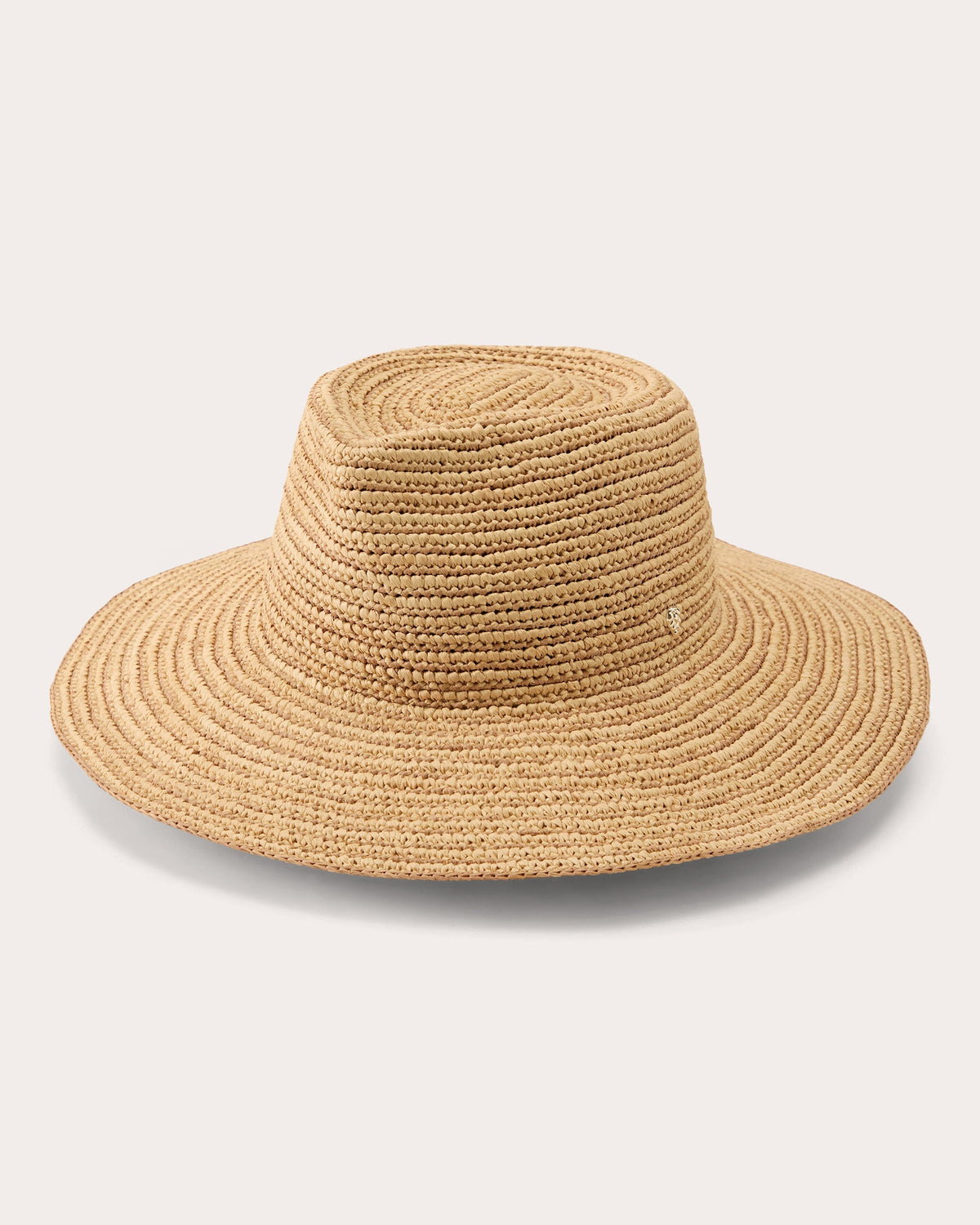 Steevie Stripe Crocheted Raffia Fedora