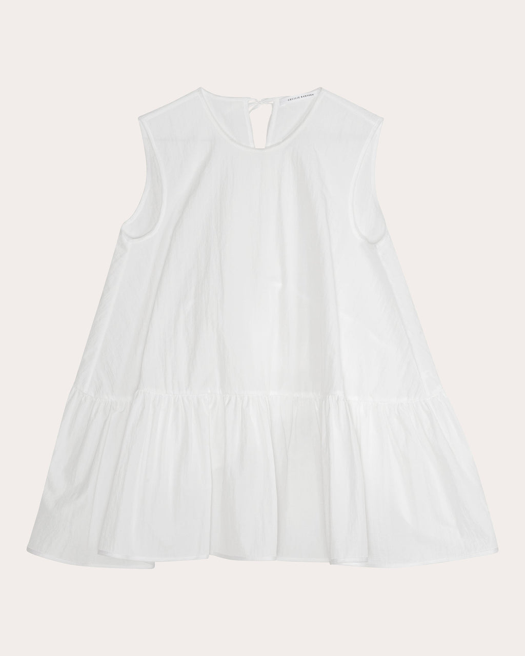 Asta Recycled Taffeta Peplum Top