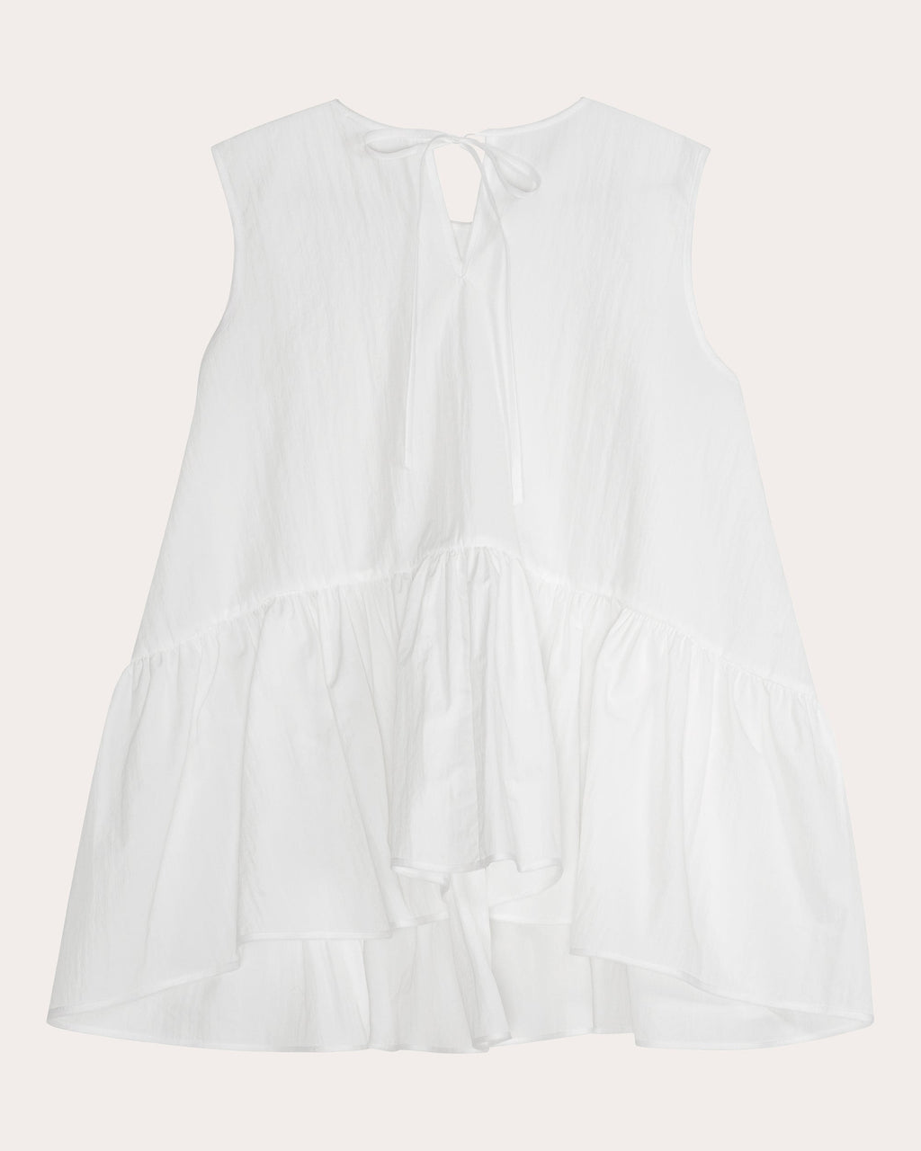 Asta Recycled Taffeta Peplum Top