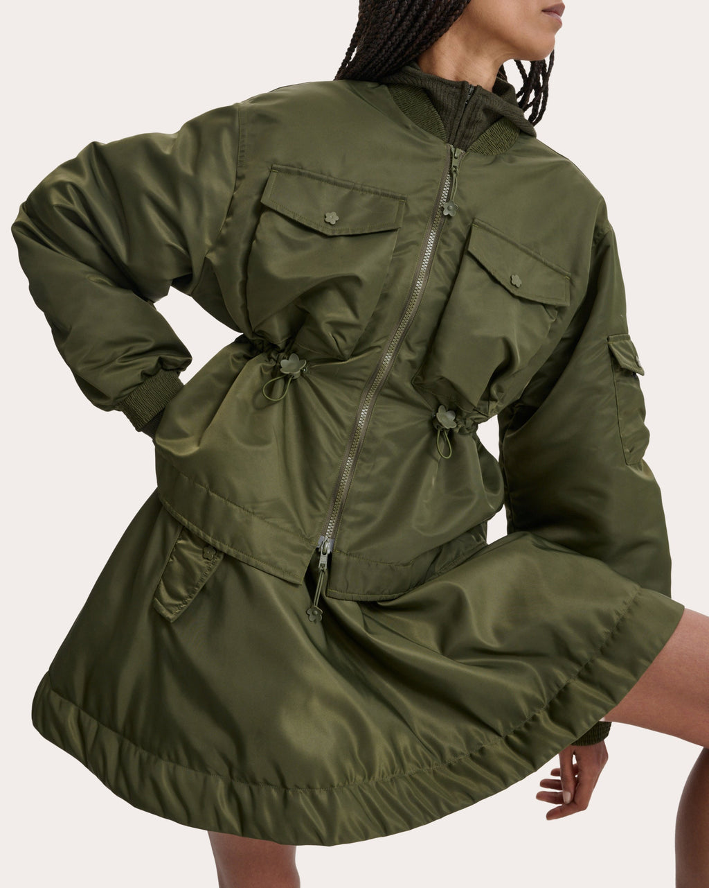 Birdie Technical Nylon Bomber Jacket