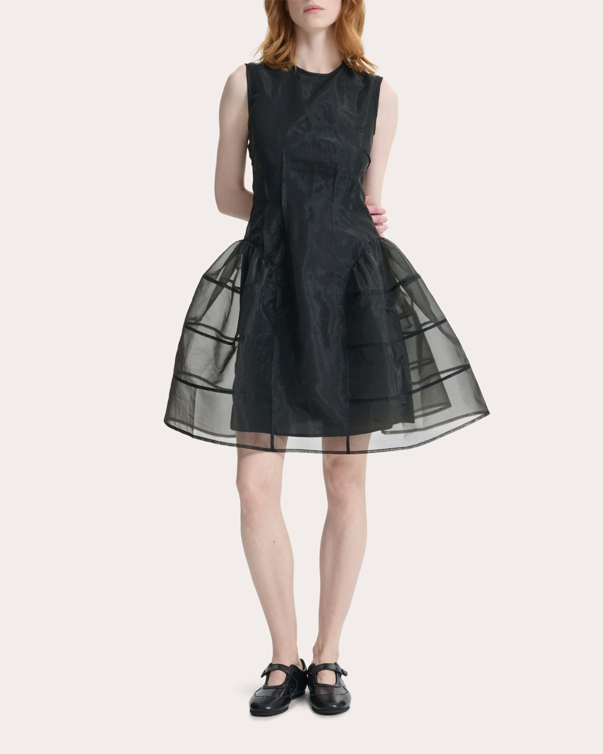 Claudie Liquid Myrtia Gathered Mini Dress