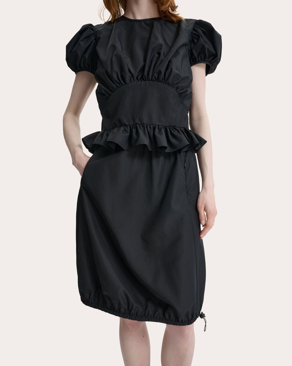 Chance Recycled Faille Drawcord Skirt