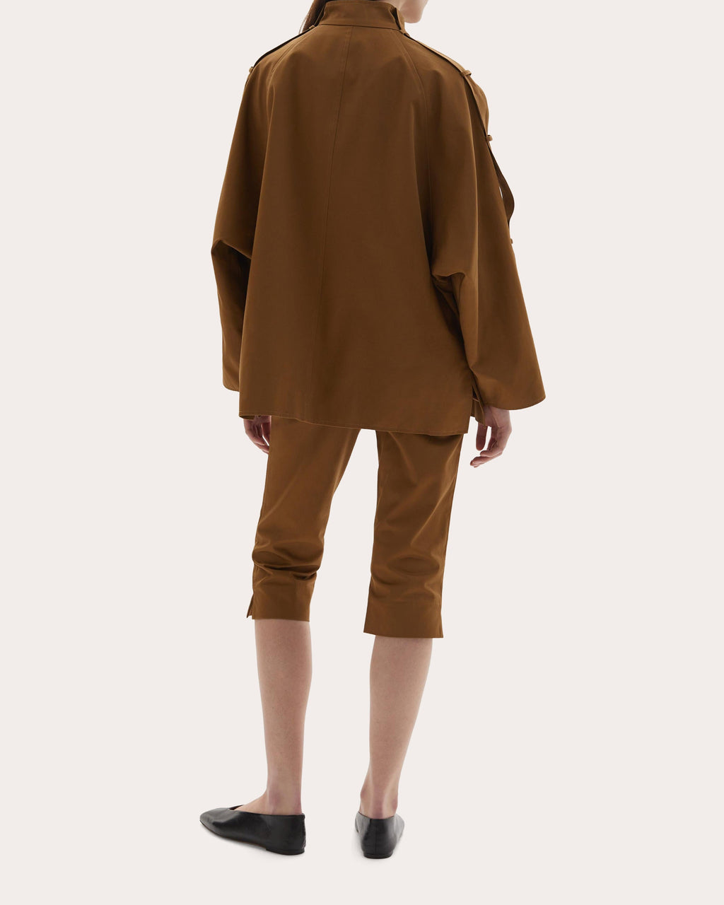 Sara Cotton Oversized Trench Jacket