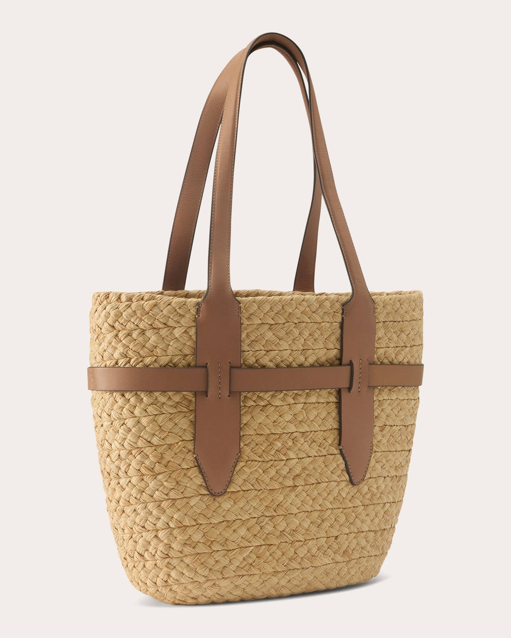 Lipari Woven Raffia Medium Tote