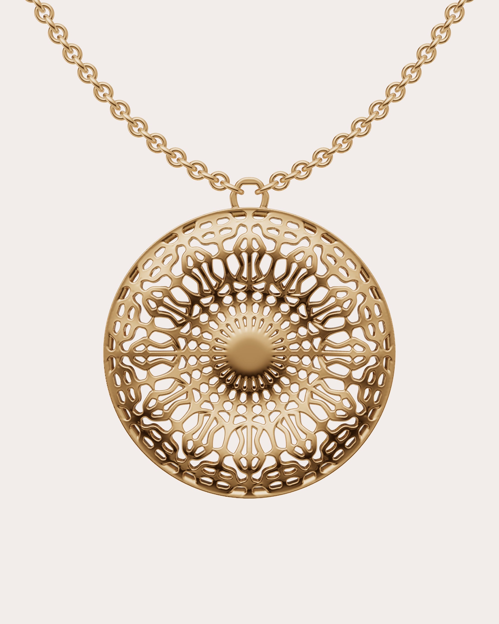 Gold Vermeil 432Hz Pendant Necklace