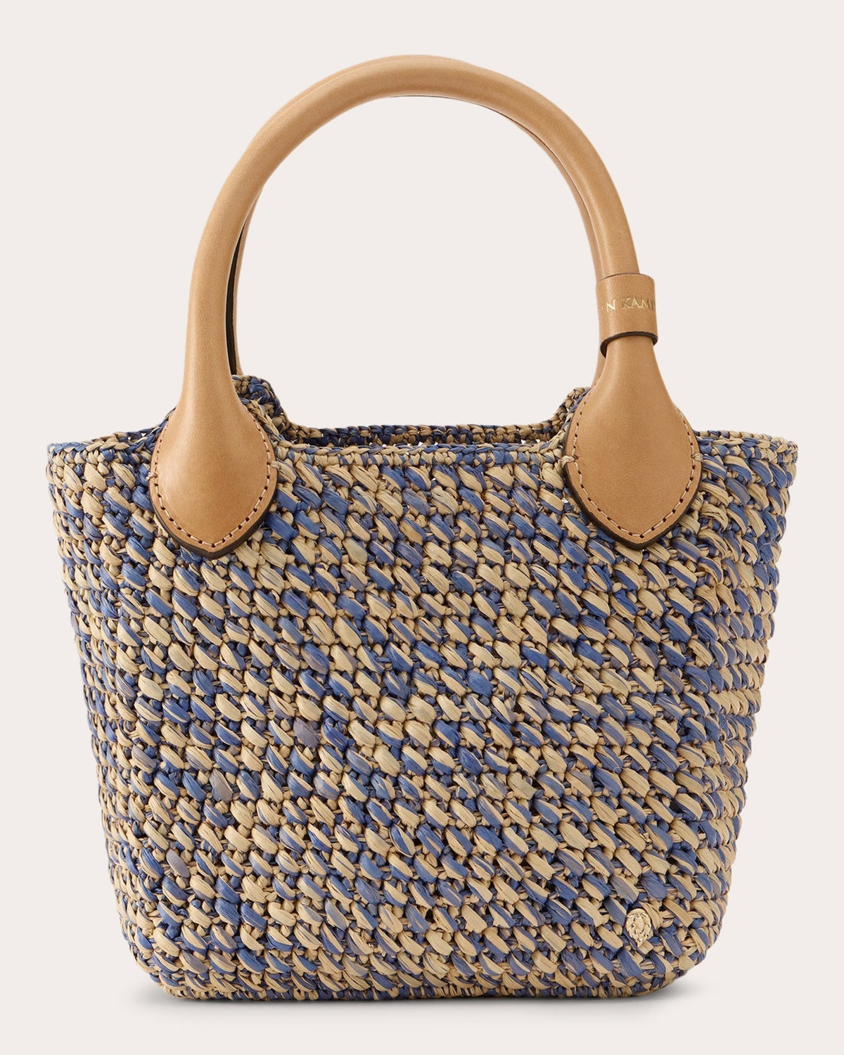 Ampara Crocheted Raffia Mini Tote