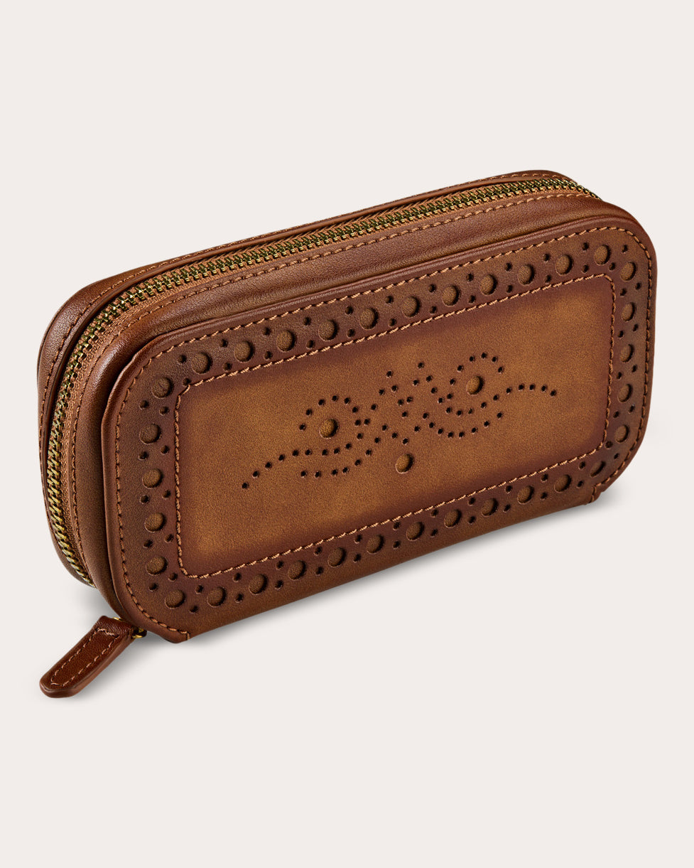 Brogue 2-Piece Zip Watch Case