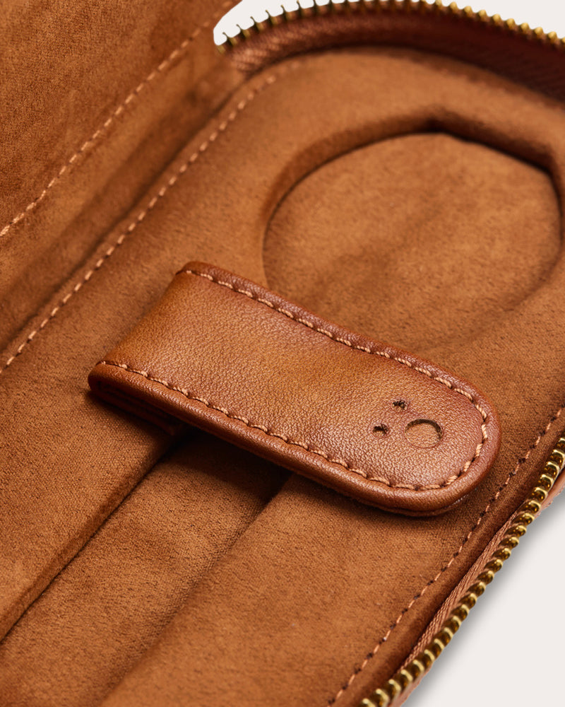 Brogue 2-Piece Zip Watch Case
