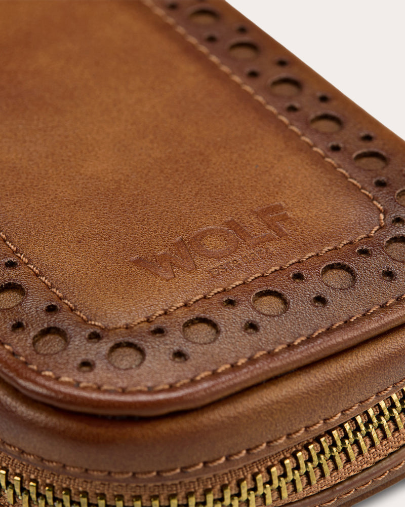 Brogue 2-Piece Zip Watch Case