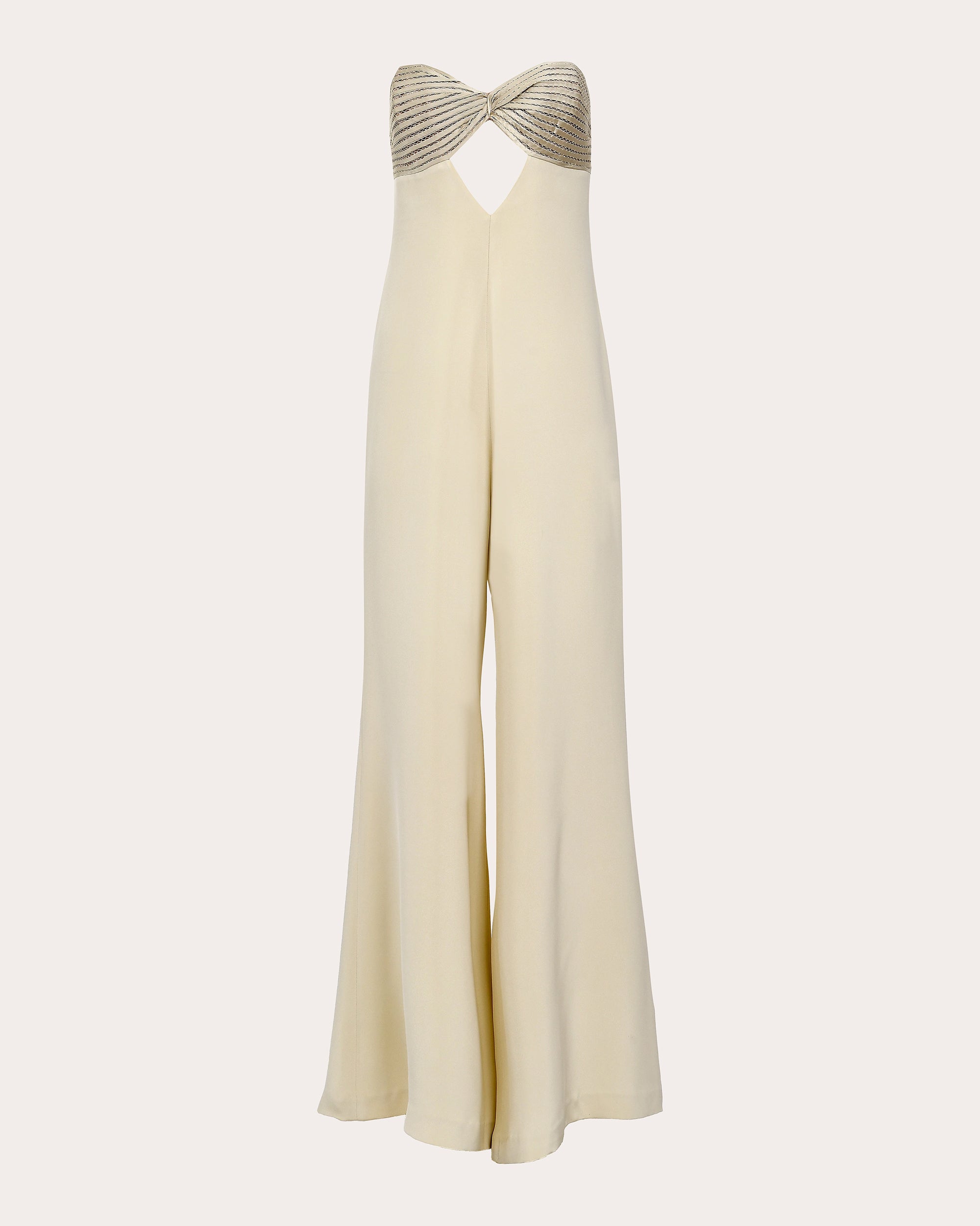 Milos Knotted Cutout Silk-Crepe Jumpsuit