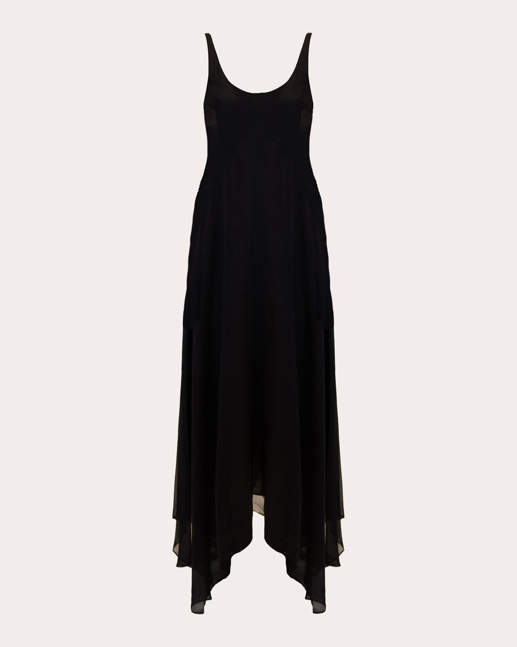 Bria Silk Chiffon High-Low Dress