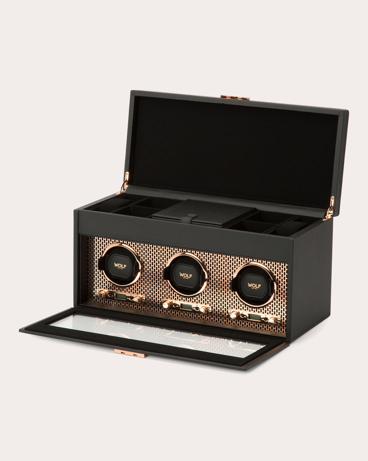 Axis Triple Watch Winder Storage Case