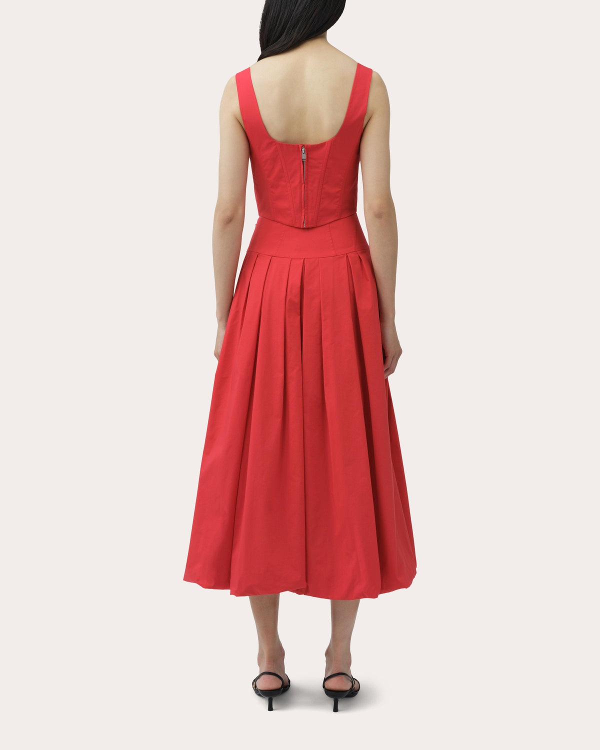 Clio Cotton Poplin Bustier Top