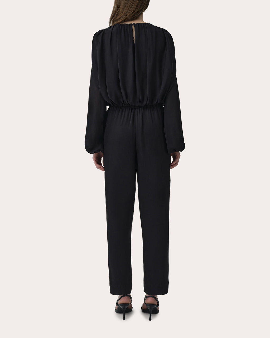 Reid Silk Georgette Draped Pants