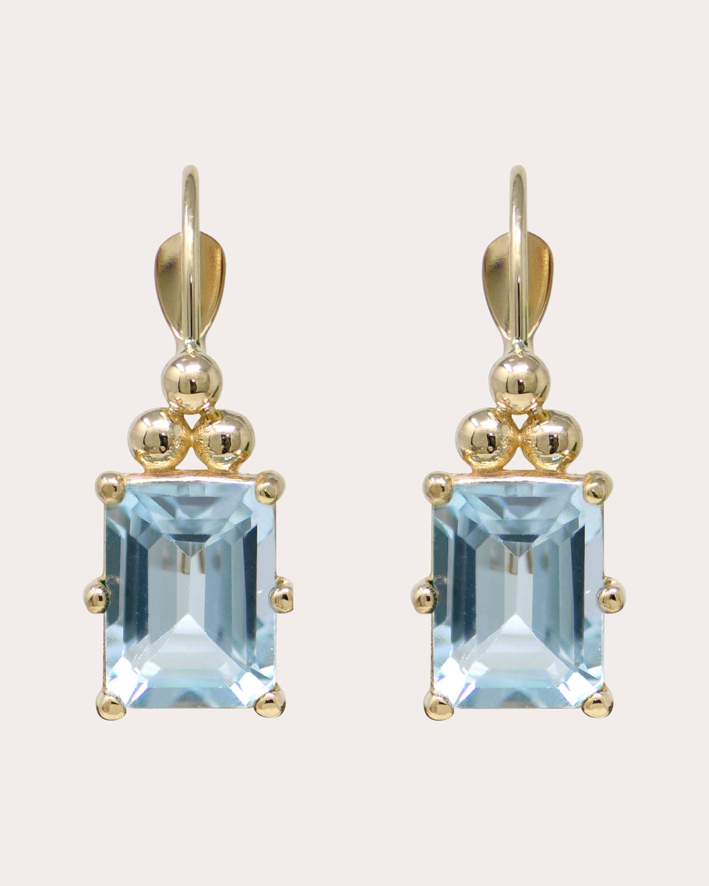 Blue Topaz Cléo Daniela Drop Earrings