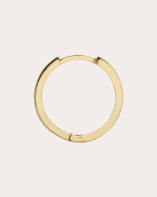 14k Gold Classique Thin Huggie Earring