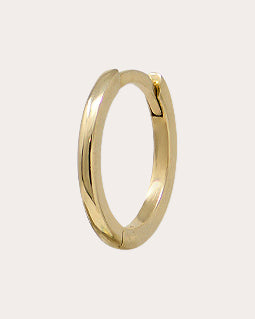 14k Gold Classique Thin Huggie Earring