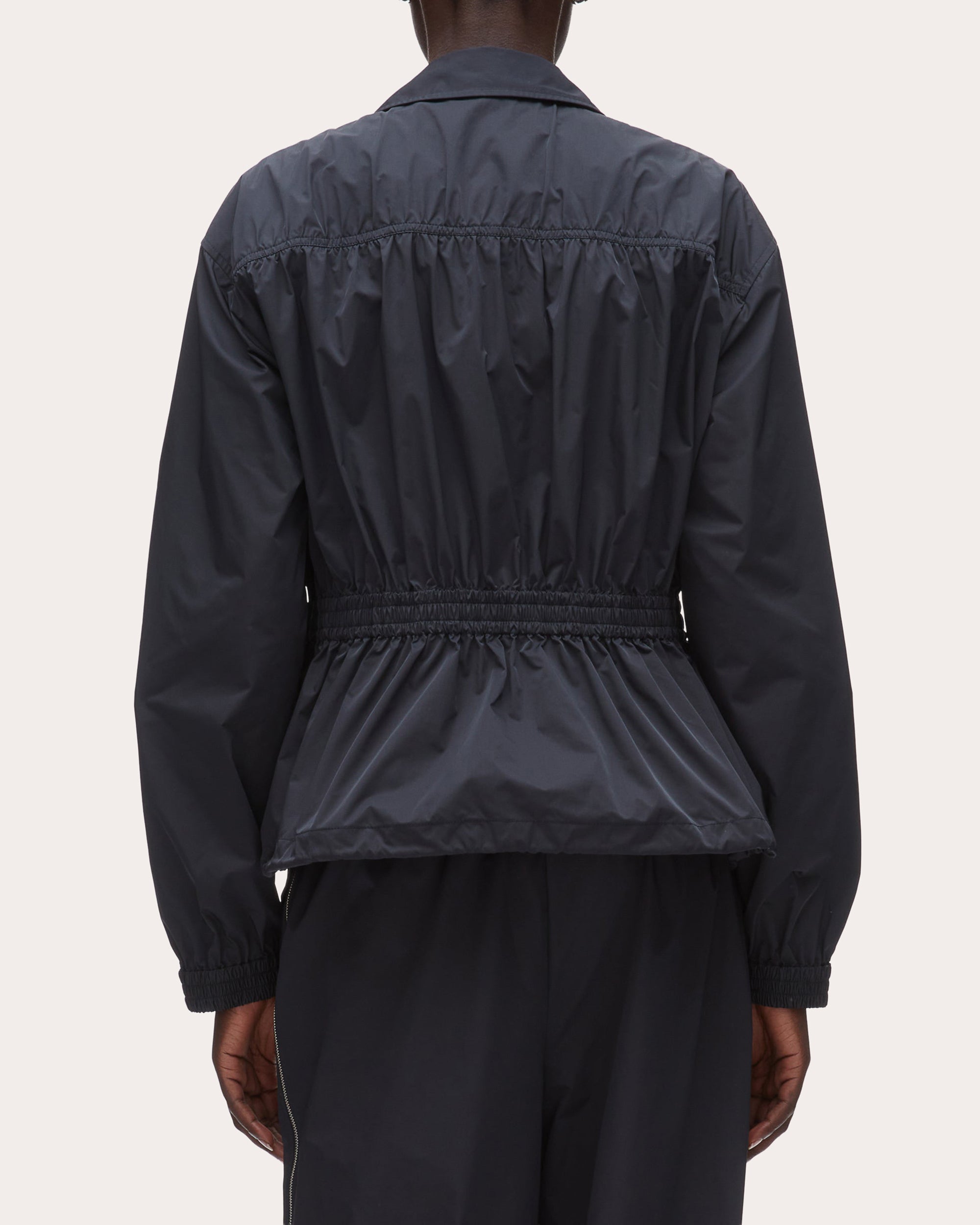 Ripstop Shirred Drawstring Jacket