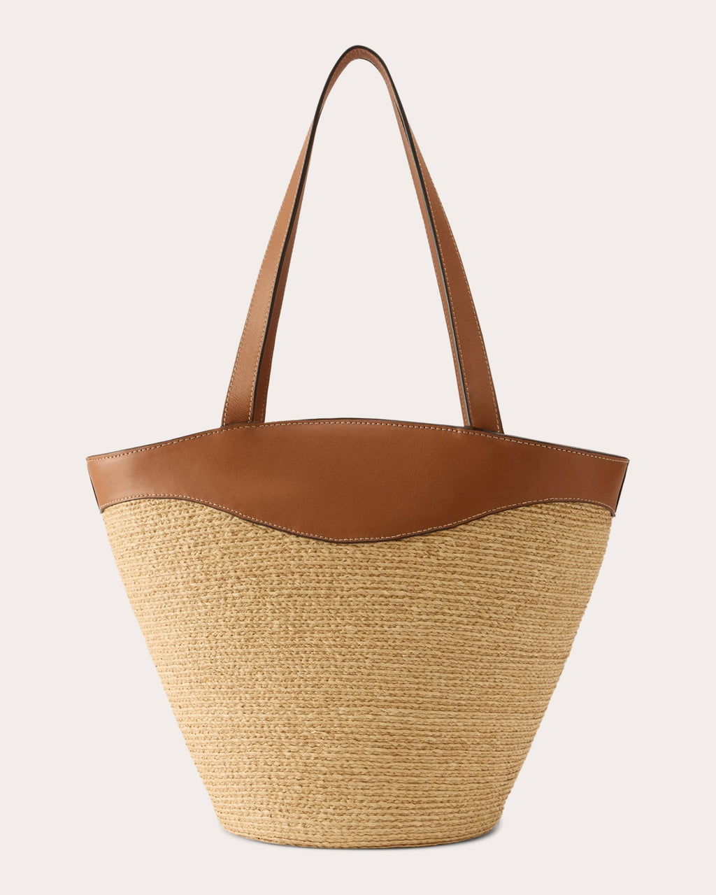 Nadee Braided Raffia Tote Bag