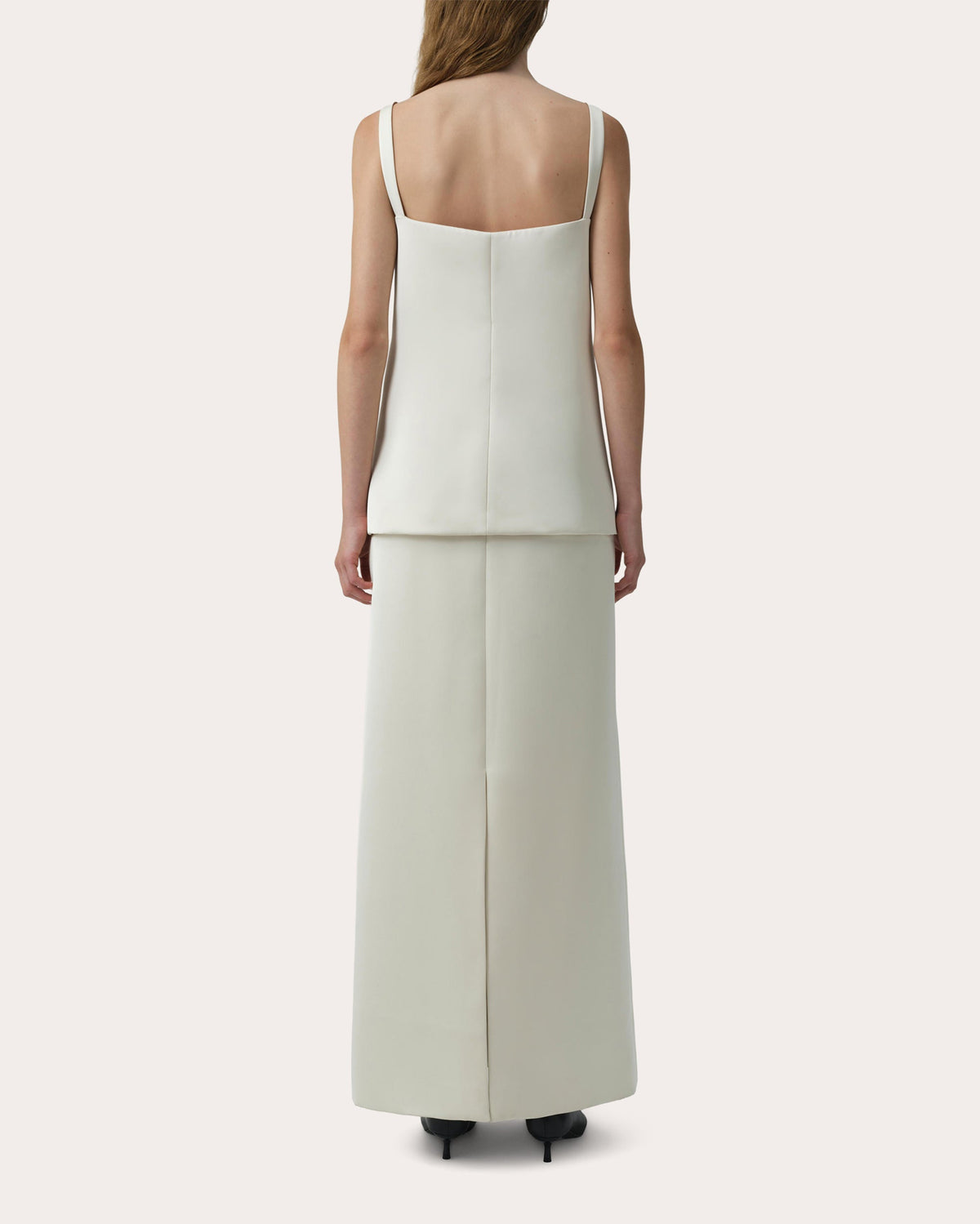 Anais Tailored Column Midi Skirt