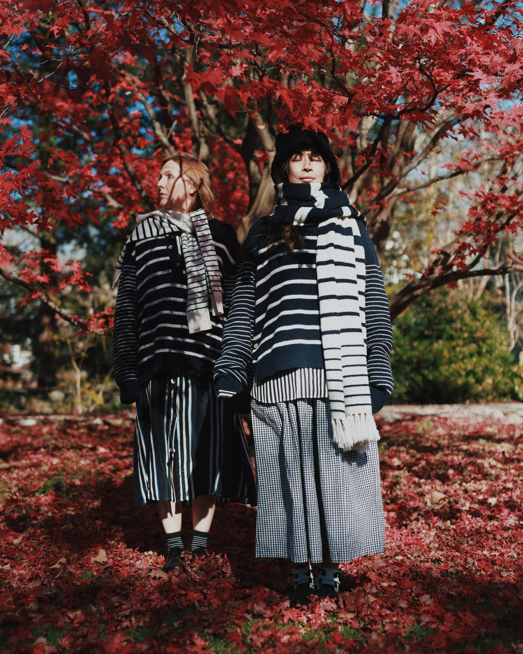 Nic Stripe Cotton Cashmere Sweater