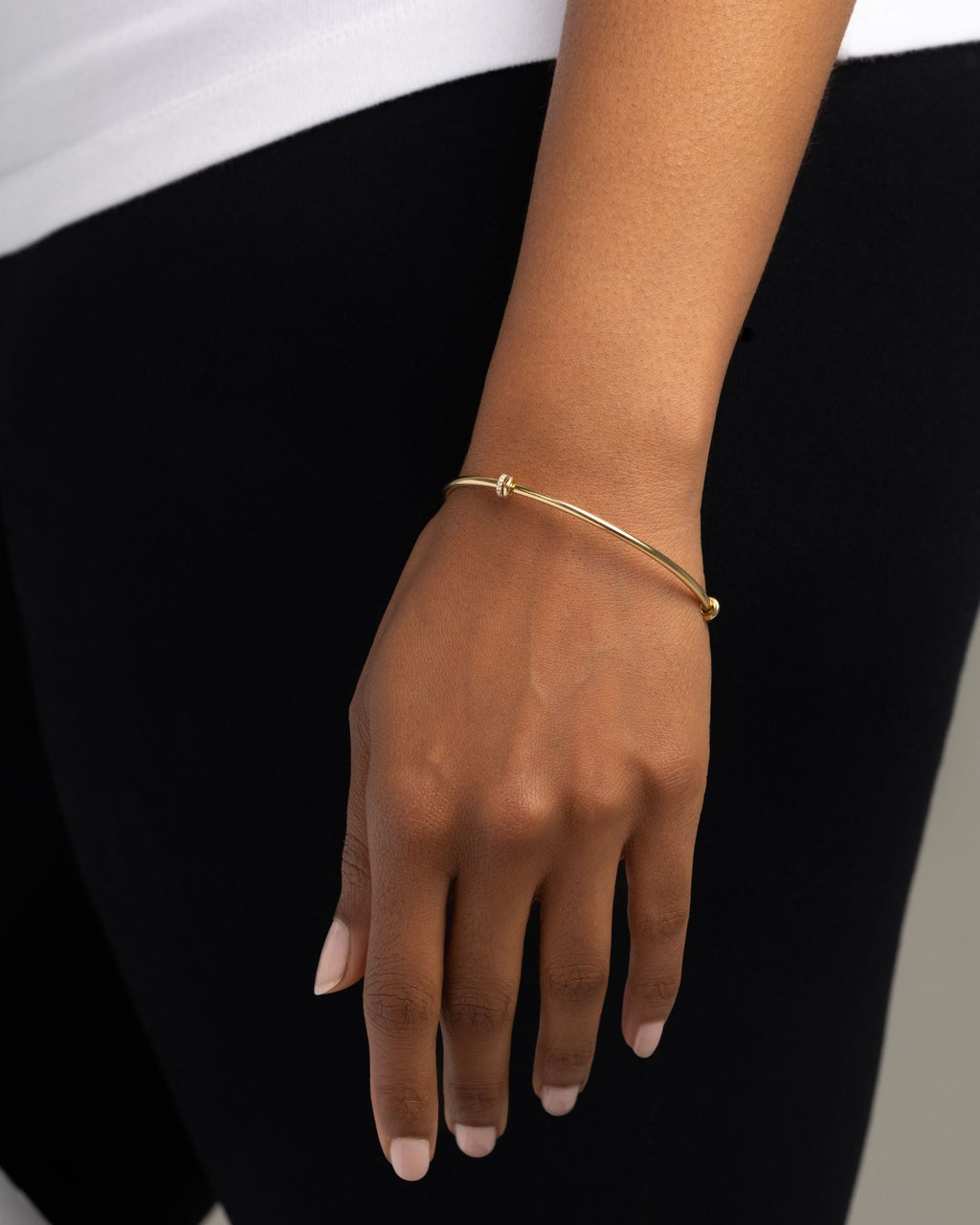 Diamond & 18k Gold Kini Pavé Bangle