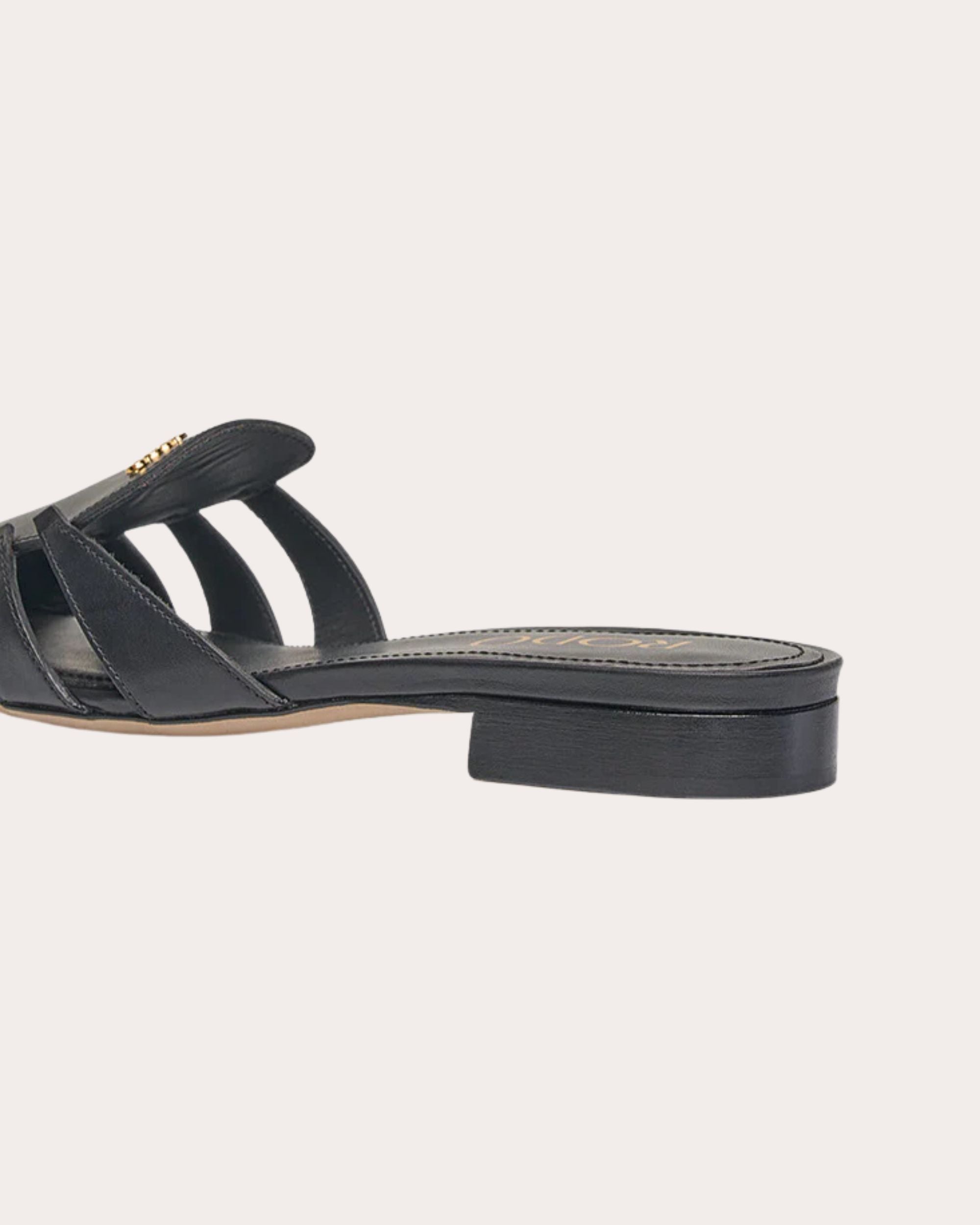 Maudie Leather Halo Mule