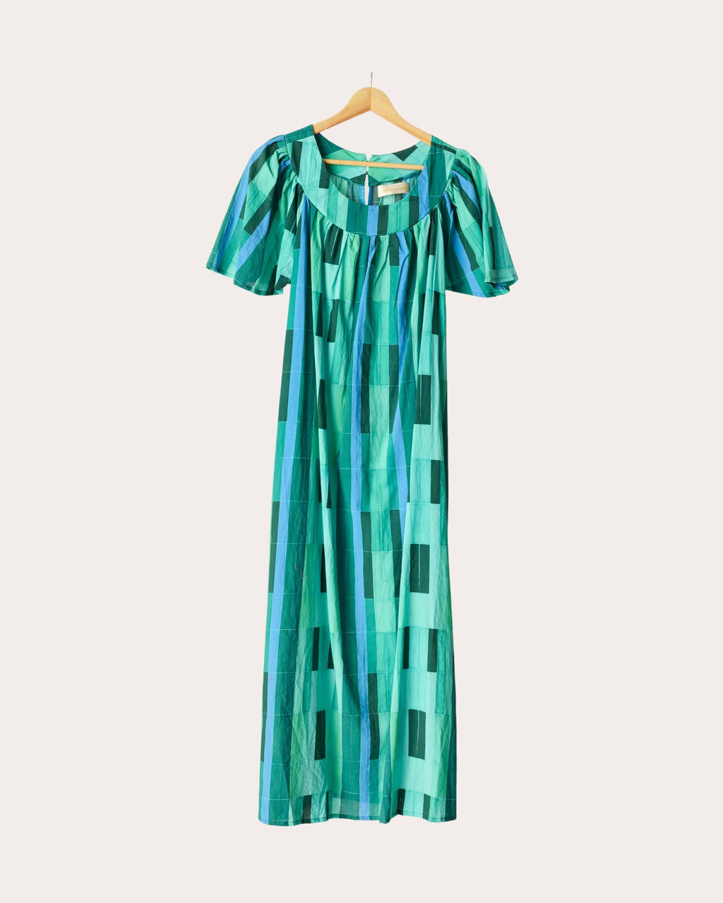 Sienna Cotton Gathered Maxi Dress